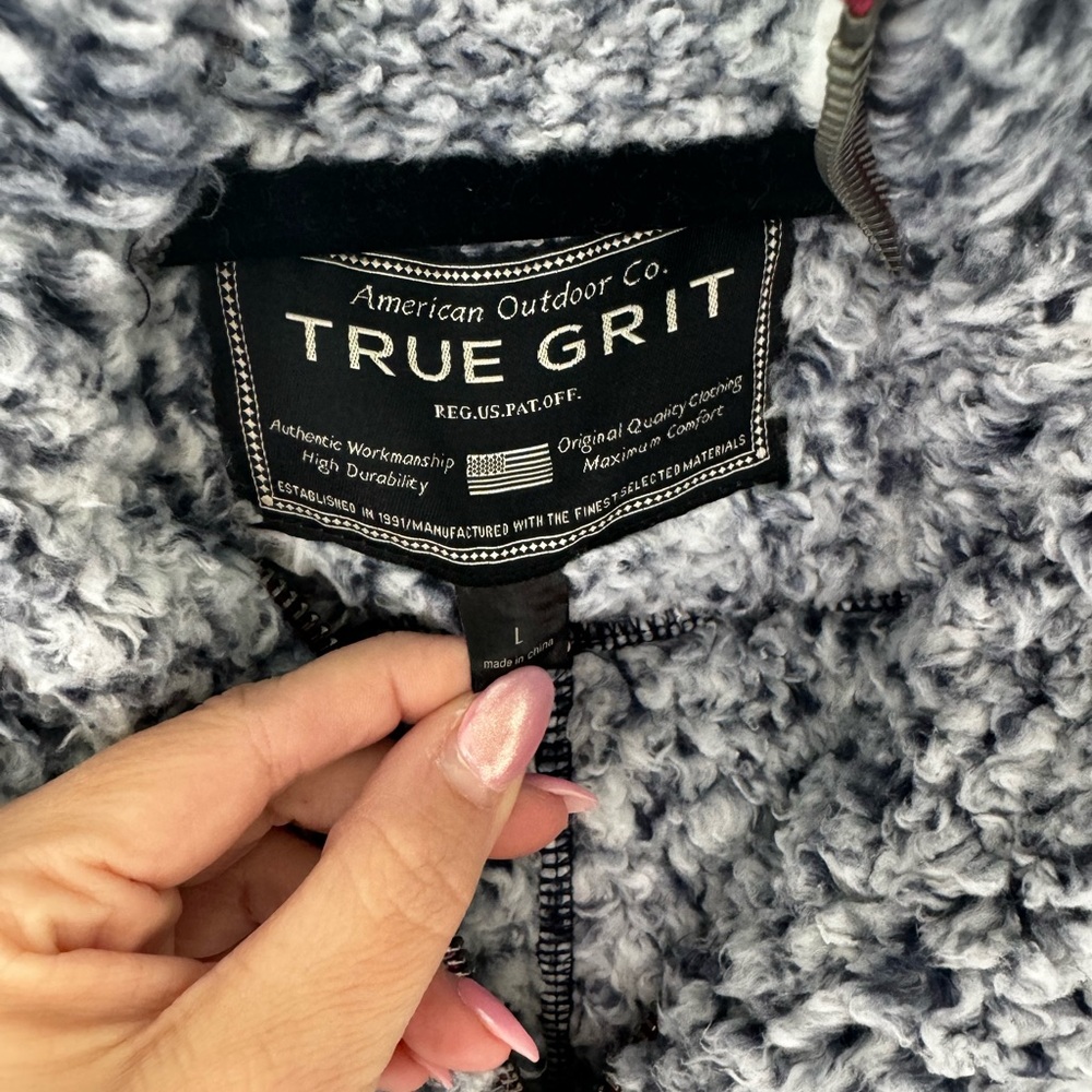NWOT True Grit FROSTY TIPPED DOUBLE UP VEST